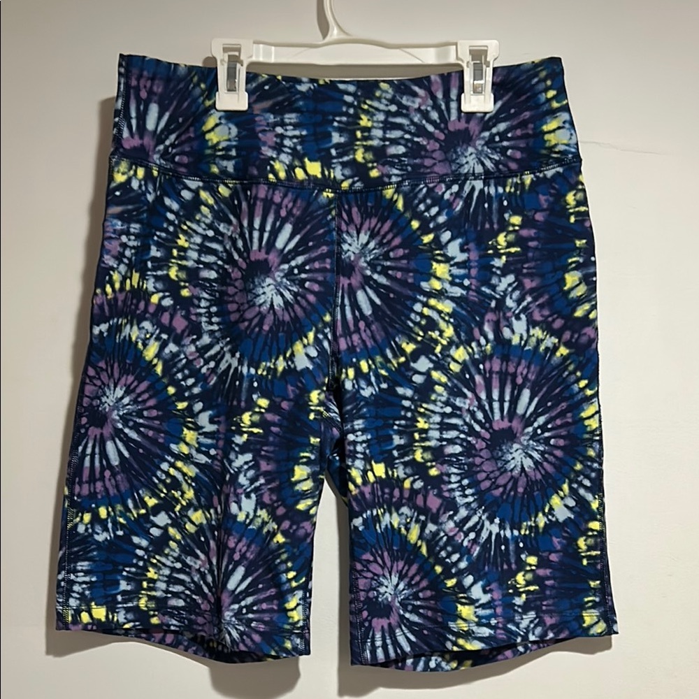 Lands End Women Tie-Dye Swim Shorts NWOT